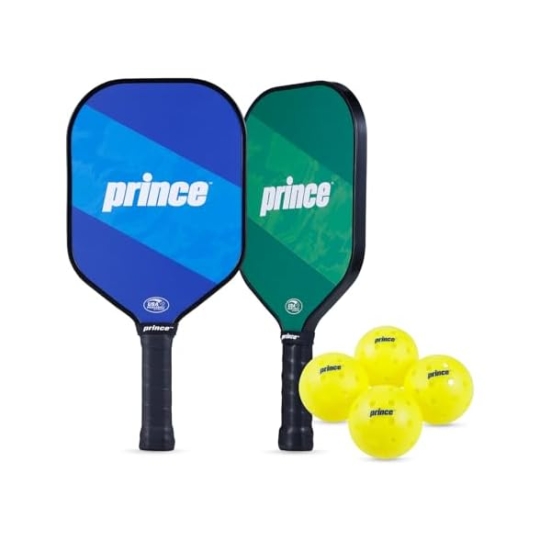 TỰU TRƯỜNG & BỘ ĐÔI VỢT PICKLEBALL SỢI CARBON TỪ PRINCE