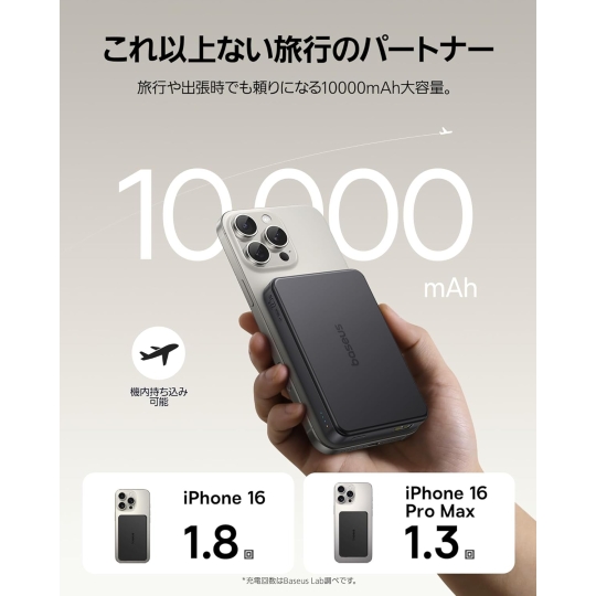 NOEL & PIN DỰ PHÒNG HÍT NAM CHÂM BASEUS 10.000 mAH