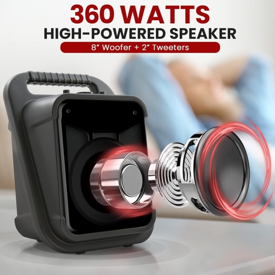LỄ LỚN & Loa Karaoke Bluetooth từ MỸ: Âm thanh mạnh mẽ, dễ dàng mang theo