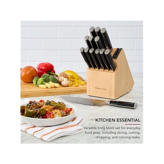 SIÊU SALE HÈ 2025 & BỘ DAO BẰNG THÉP NHẬT 14 MÓN TỪ KITCHENAID