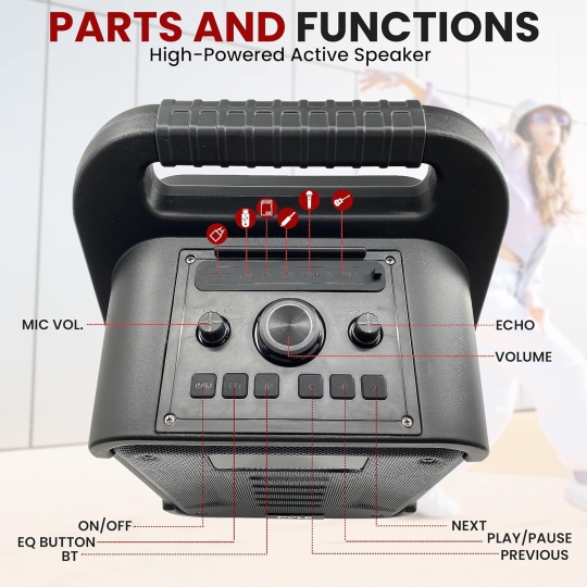 LỄ LỚN & Loa Karaoke Bluetooth từ MỸ: Âm thanh mạnh mẽ, dễ dàng mang theo