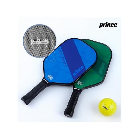 TỰU TRƯỜNG & BỘ ĐÔI VỢT PICKLEBALL SỢI CARBON TỪ PRINCE