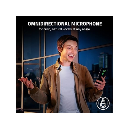THU SANG & MICRO THU ÂM KHÔNG DÂY CÀI ÁO TỪ RAZER