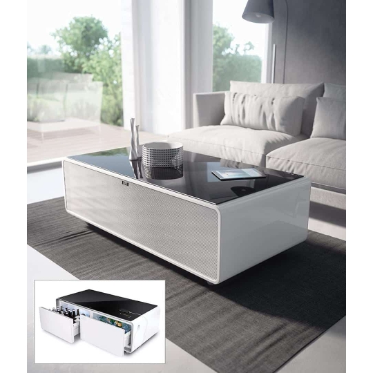 Bàn sofa "thần thánh" CASO Sound & Cool - Tích hợp tủ lạnh và loa