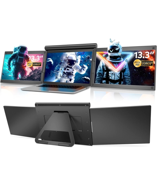 Màn hình kép 13,3" Full HD mở rộng cho Laptop